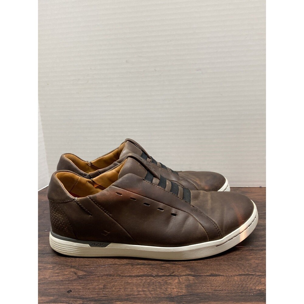 kizik New York leather slip on 8